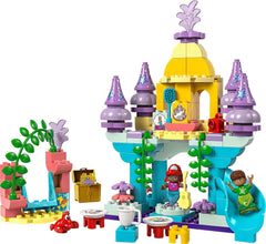 LEGO DUPLO | Kouzelný podvodní palác Disney Ariel, vzdělávací hračka pro mořskou pannu Ariel, podvodní hrad pro děti od 2 let 10435 Stavebnice Besuche den LEGO-Store