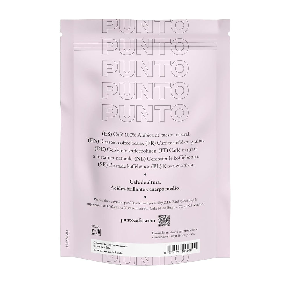 – Cafea etiopiană măcinată – 250 g – Cafea specială – Prăjire medie – 100% Arabica – Note de miere, scorțișoară și ciocolată – Aciditate intensă – Corp mediu