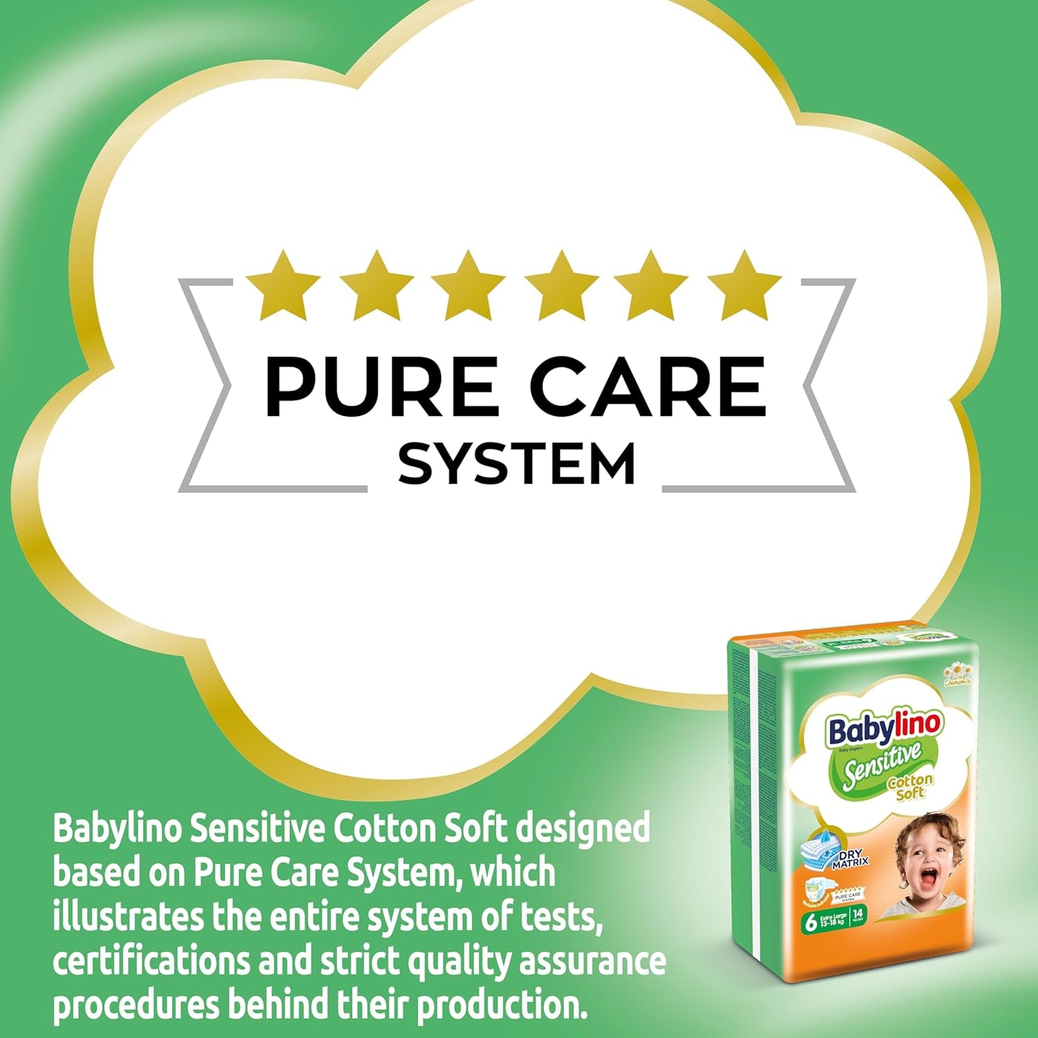 Pleny pro citlivá miminka, velikost 6, extra velké (13-18 kg), 114 plen