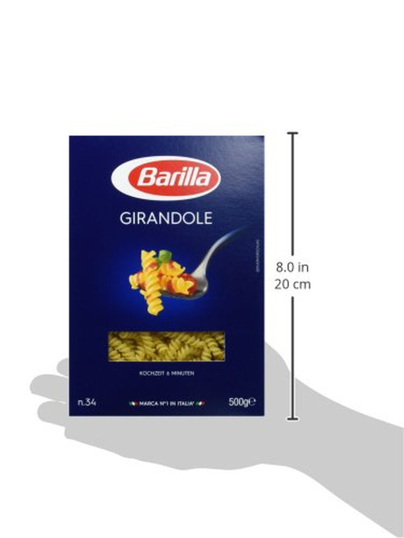 Pasta Barilla Classic Girandole no. 34, vyrobeno z vysoce kvalitní tvrdé pšenice, vždy al dente (1 x 500 g)