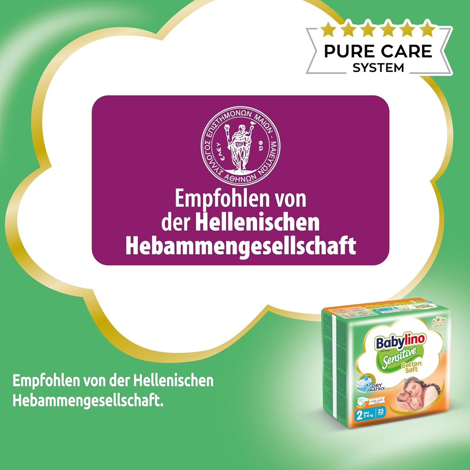 Pleny pro citlivá miminka, velikost 2, mini (3-6 kg), 192 plen