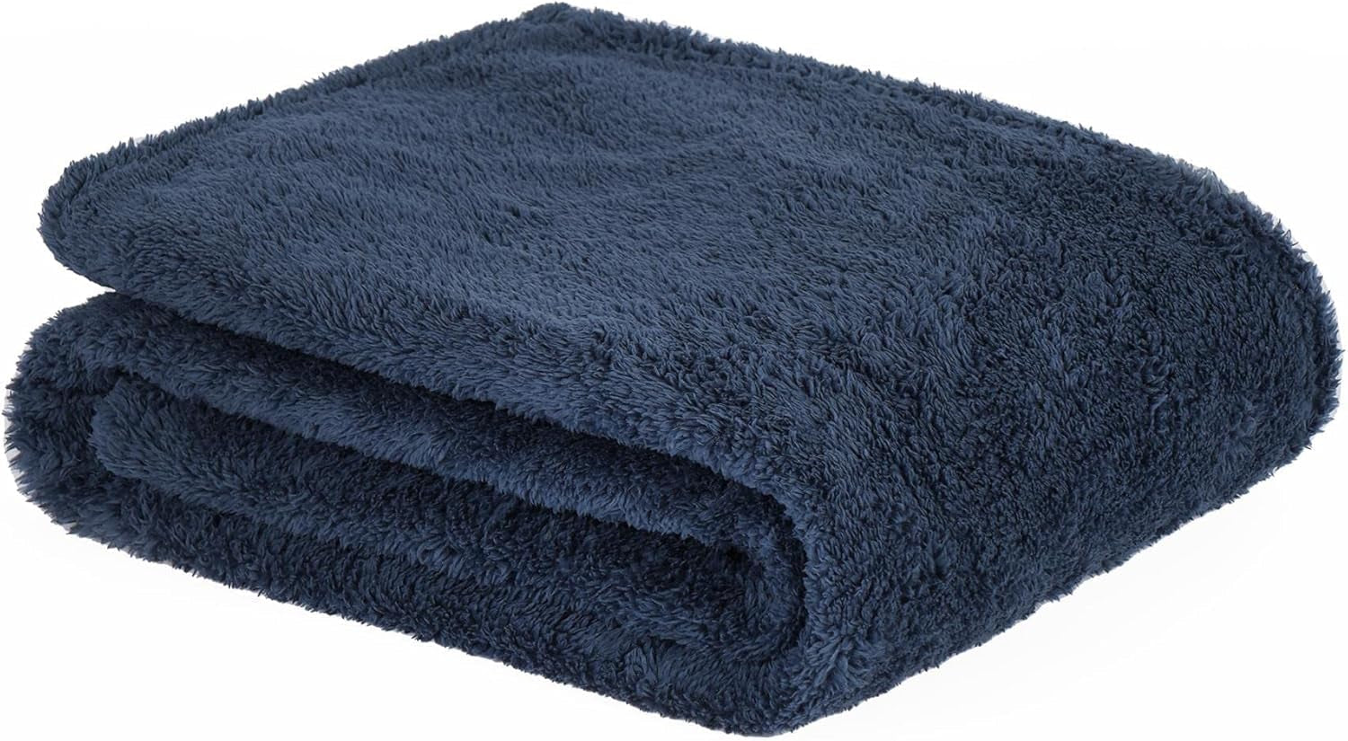 Brentford's Teddy Fleece deka Velká deka na postel Plyšová super měkká teplá pohovka Přehoz přes postel Černá - 150 X 200 Cm Postele a deky Besuche den Brentfords-Store Navy Blue 150 X 200 Cm