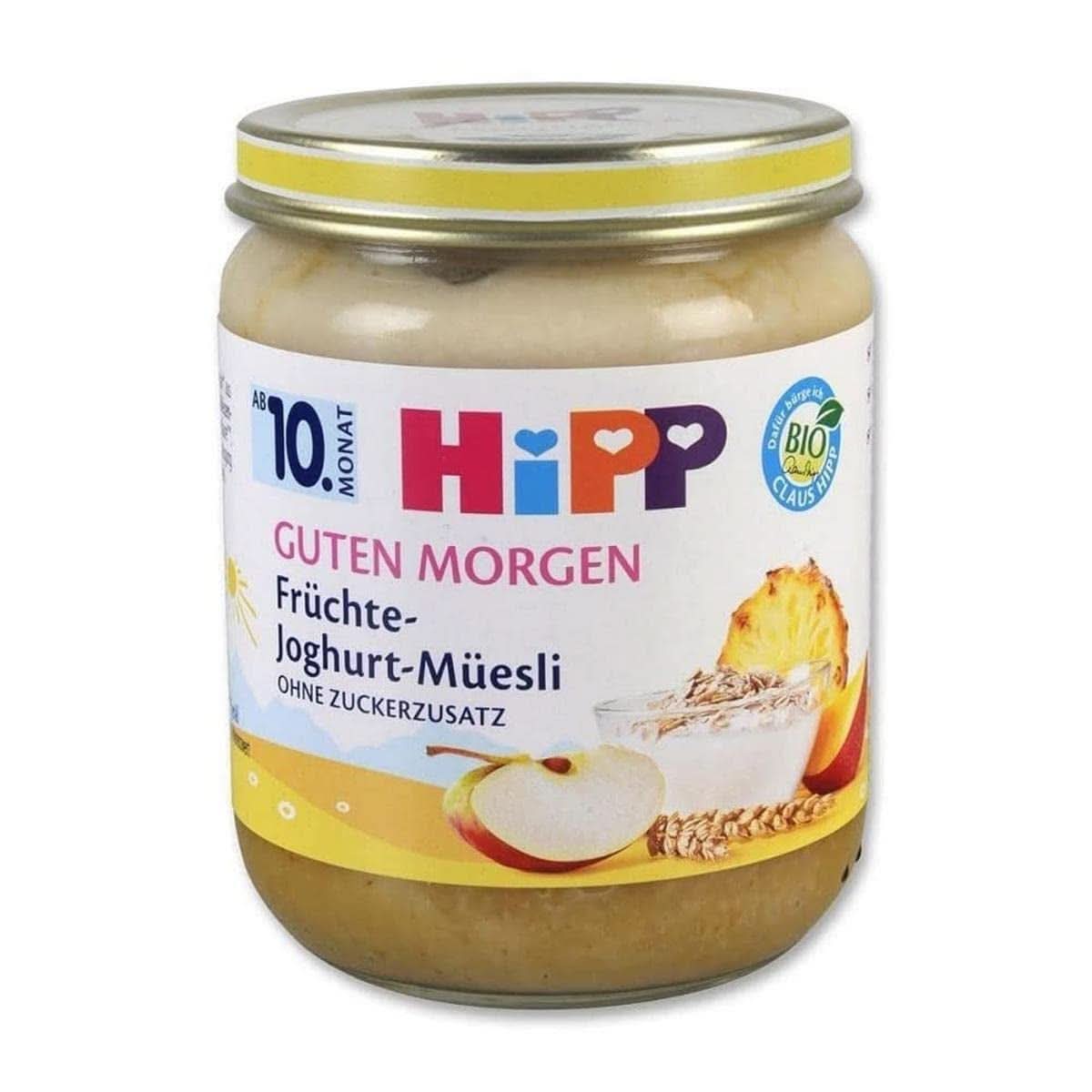 Hipp ovocné jogurtové müsli, balení 6 ks (6 x 160 g) - Bio matka a dítě Naty Shop 6 x 160 gramů sada