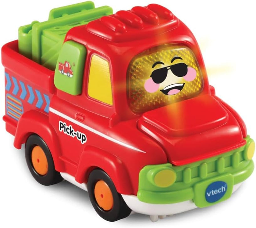 Vtech TUT TUT Baby Flitzer - Pick-up - Mașină de jucărie cu muzică, buton luminos, propoziții și sunete interesante - Pentru copii cu vârsta cuprinsă între 1-5 ani Jucarii Bebe Naty Shop Titlu implicit