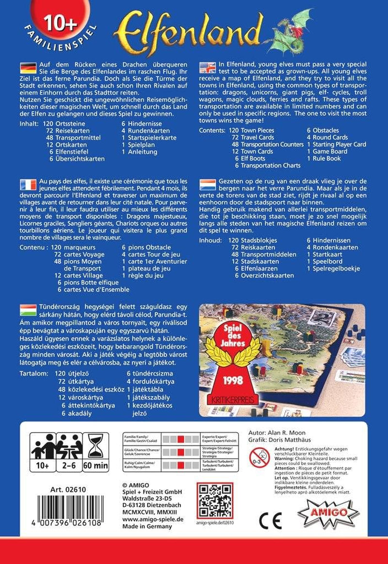 AMI02610 - Elfenland, desková hra, věk 10+