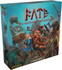 Fate: Defenders of Grimhelm, ELSNER Games, Kooperativní fantasy desková hra, Tower Defense Strategy, 1–4 hráči, Věk 14+, Epické dobrodružství, Heroes & Magic, Taktická hra, FryxGames