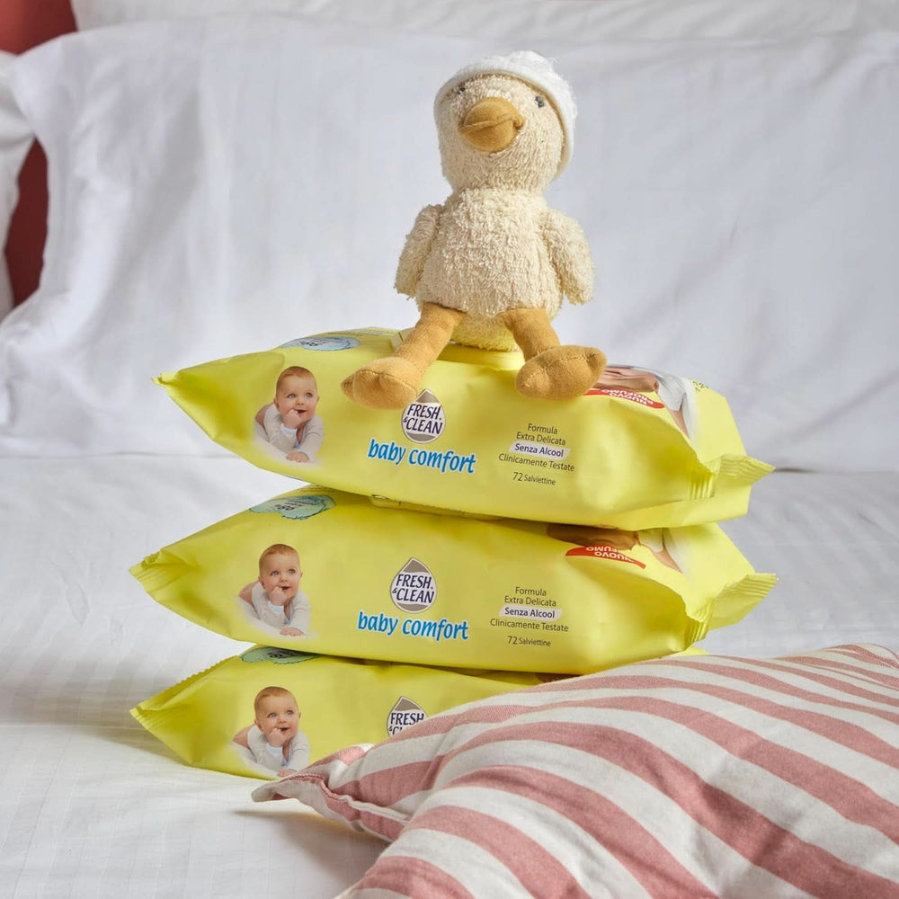 Milleusi Classic Fresh & Clean, vlhčené ubrousky, 72 ks Dětské vlhčené ubrousky Naty Shop