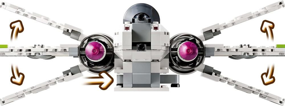 Hračka LEGO Star Wars 75402 ARC-170 Starfighter se 4 minifigurkami včetně klonového pilota a droida R4-P44, sběratelský předmět, dárek pro pomstu fanoušků Sithů a stavebnice pro kluky a dívky starší 9 let Beuche den LEGO-Store