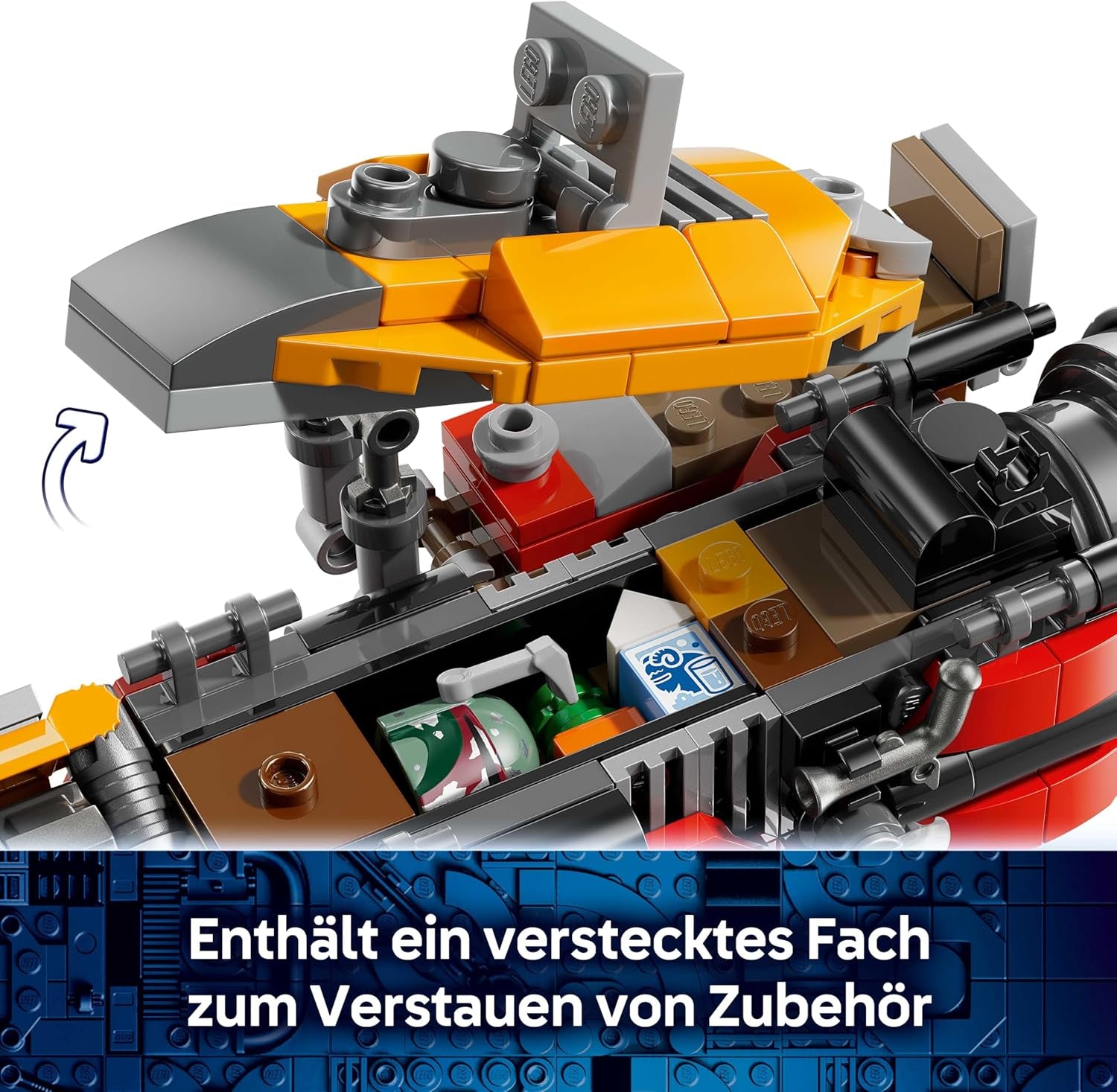 LEGO Star Wars 75437 Cobb Vanths Speeder - vč. Cobb Vanth & Cad Bane Minifiguren sowie Blaster & Jetpack - Geschenk für Jungen ab 7 Jahren und Fans von The Mandalorian