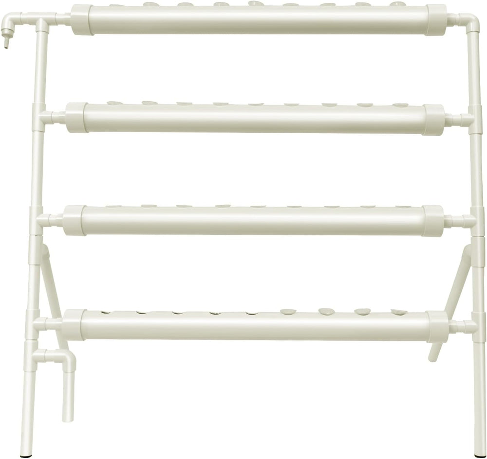 Hydroponický systém, věžová sada pro hydroponické pěstování, 4patrový podstavec s 36 sázecími otvory, systémy pro pěstování rostlin bez půdy pro zahradu, kanceláře a další vnitřní a venkovní prostory