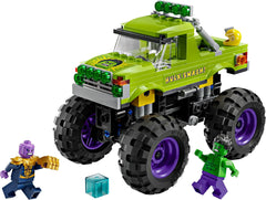 LEGO Ç€ Marvel Hulk Truck vs. Thanos - Stavebnice superhrdinů - Vozidlo a minifigurky Avengers - Monster truck pro mega zábavu - Dárek pro chlapce a dívky od 7 let - 76312 Stavebnice Besuche den LEGO-Store