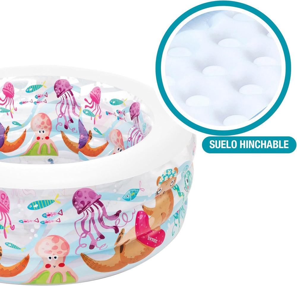 Akvarijní bazén Intex, vícebarevný, 152x152x56 cm, 58480NP