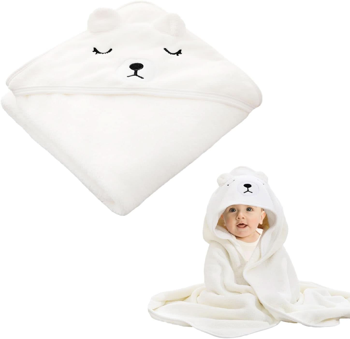 Ručník s kapucí pro miminka, měkký, savý Mother and Child Naty Shop