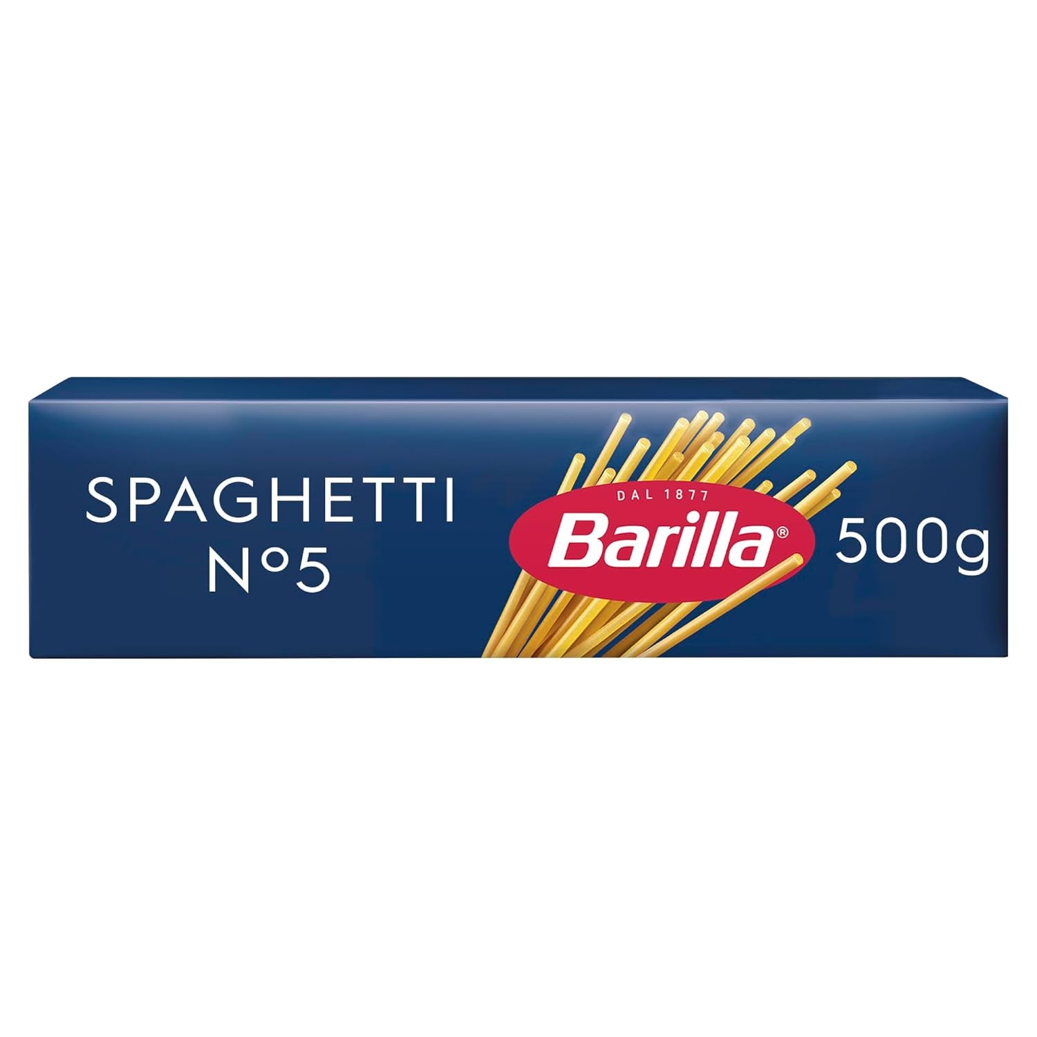 Barilla Pasta Klassische Spaghetti n.5 aus vysoce kvalitní Hartweizen immer al dente, (1 x 500 g), geschmacklos