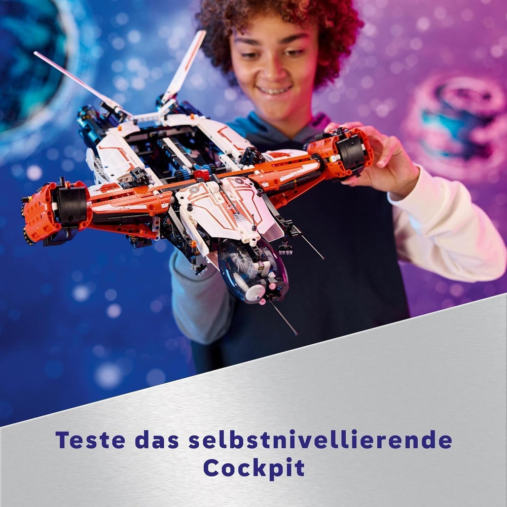 LEGO Technic Vtol Space Transporter LT81, Vesmírná stavebnice, Vesmírná hračka, Vesmírná loď, Hrací sada Mini Rover, Dárek pro chlapce a dívky starší 10 let 42181 Stavebnice Besuche den LEGO-Store
