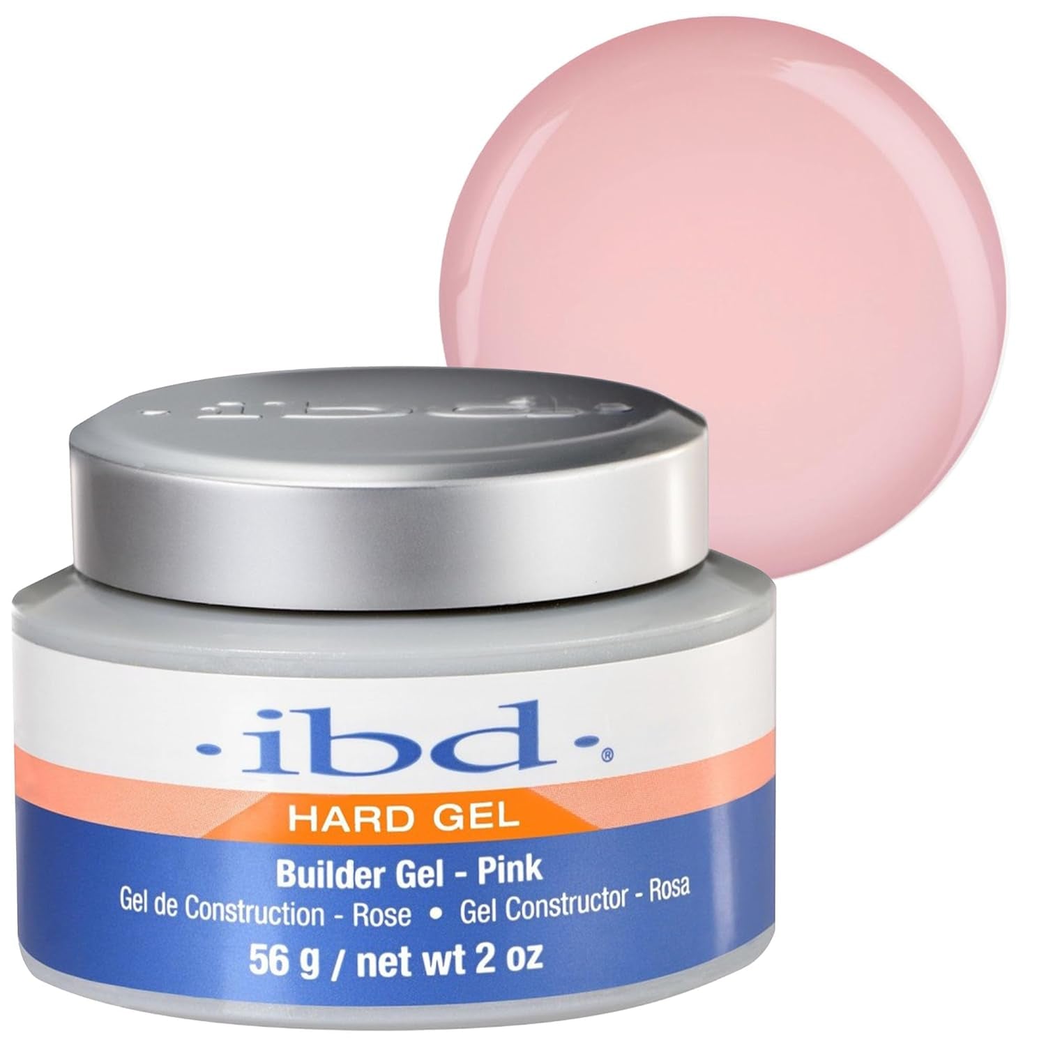 IBD Hard Gel – Gel de construcție transparent, 1 pachet (1 x 14 g) – Fabricat în SUA – Gel de construcție premium pentru unghii cu gel