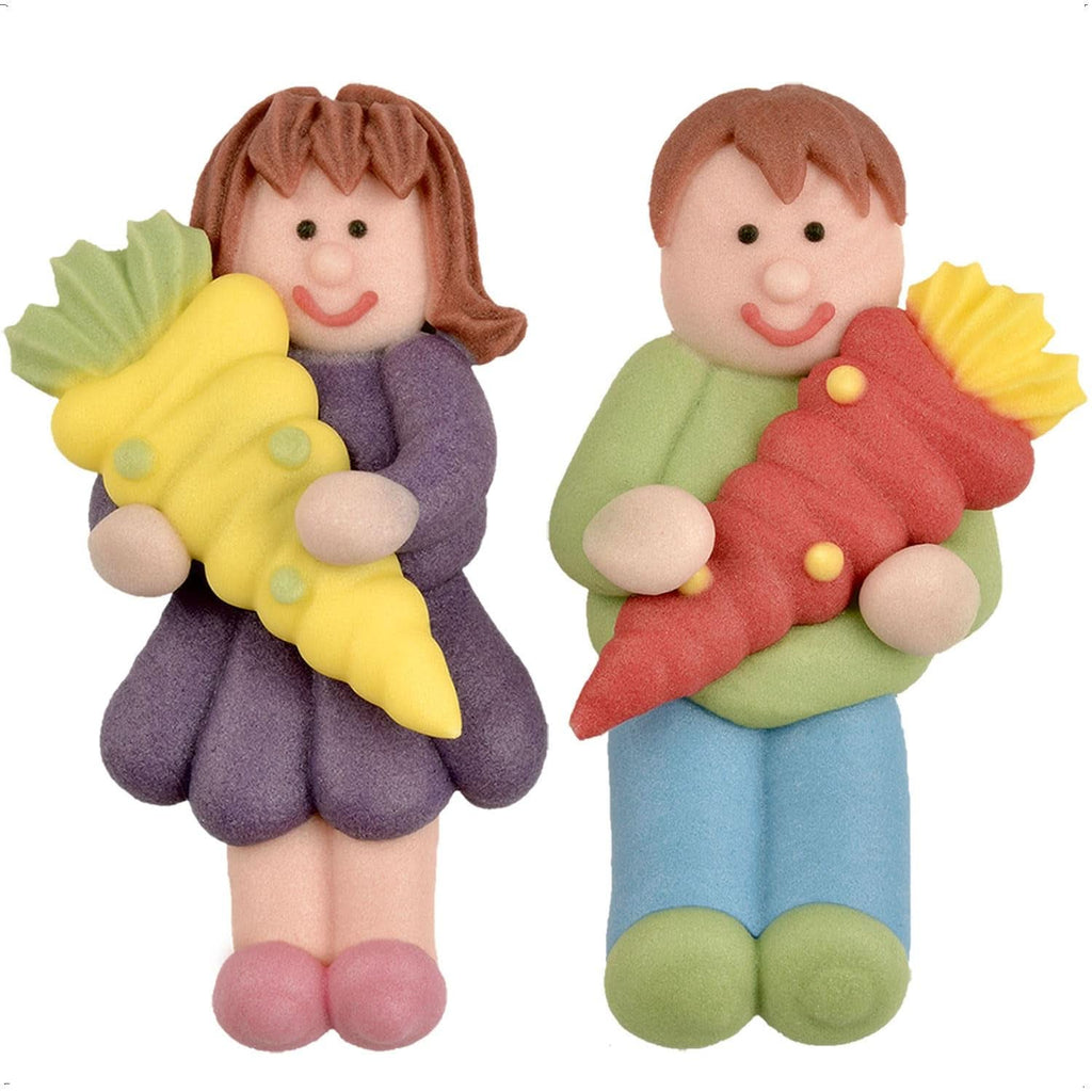 Günthart, 8 figurine de zahăr pentru începutul școlii și litere, 115 grame Sprinkles Naty Shop