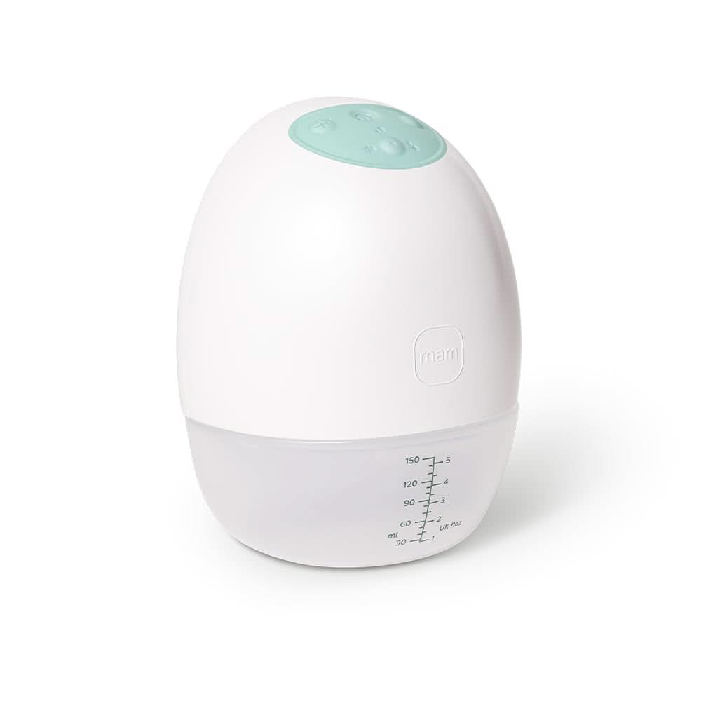 MAM Move Přenosná odsávačka mateřského mléka se 3 provozními režimy a 5 úrovněmi intenzity, silikonové pouzdro Skinsoft, nastavitelné na 4 velikosti Příslušenství Potraviny a kojení Bebe Naty Shop