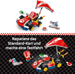 LEGO Super Mario: Mario Kart – standardní motokára, kolekce Nintendo, dárek pro děti, umožňuje chlapcům, dívkám a hráčům od 7 let hrát samostatně, dobrodružná hračka s figurkou ropuchy 72032 Stavebnice Besuche den LEGO-Store
