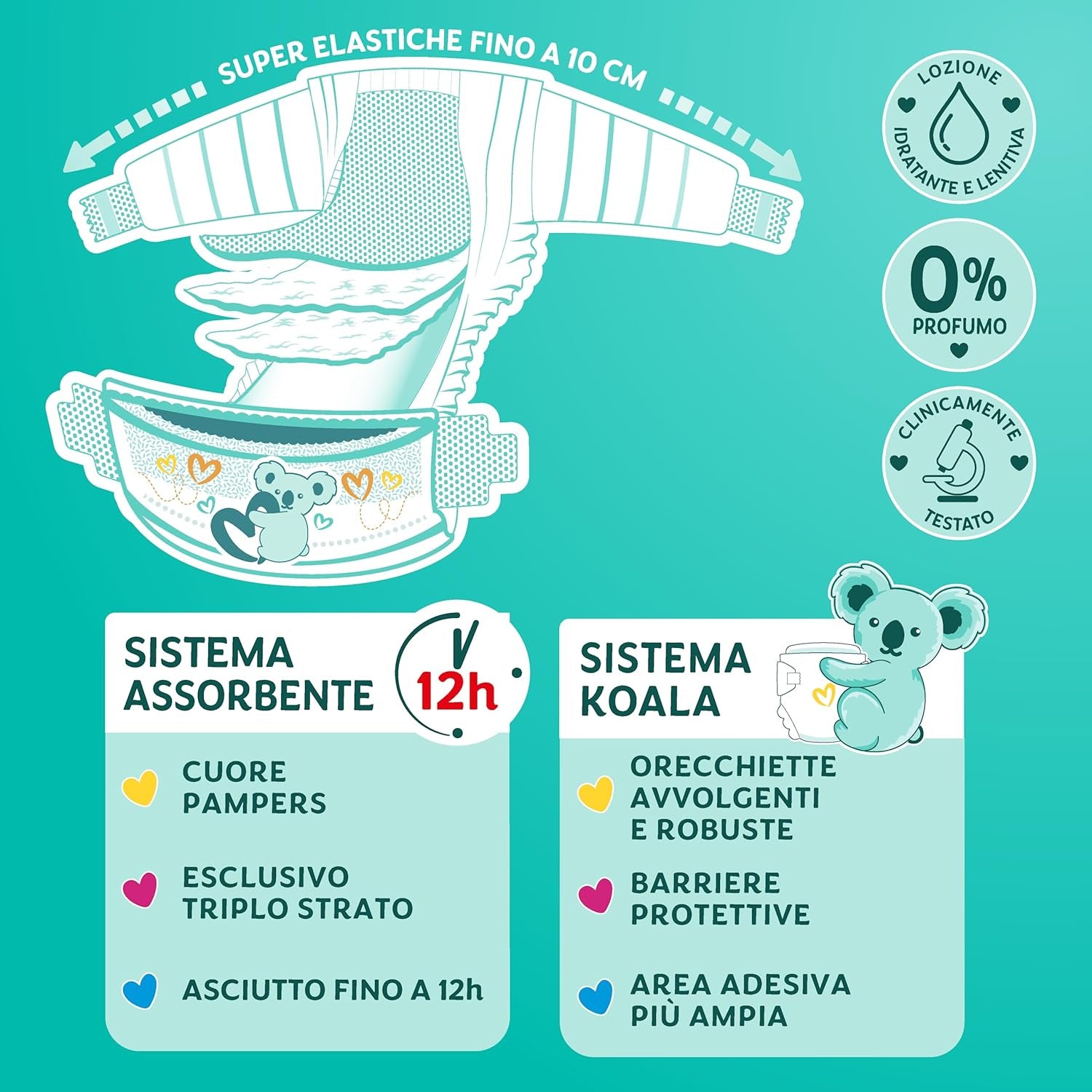 Pampers Baby Dry Maxi velikost 4 (7–18 kg), 200 plen + 500 bodů pro mazlení navíc zdarma