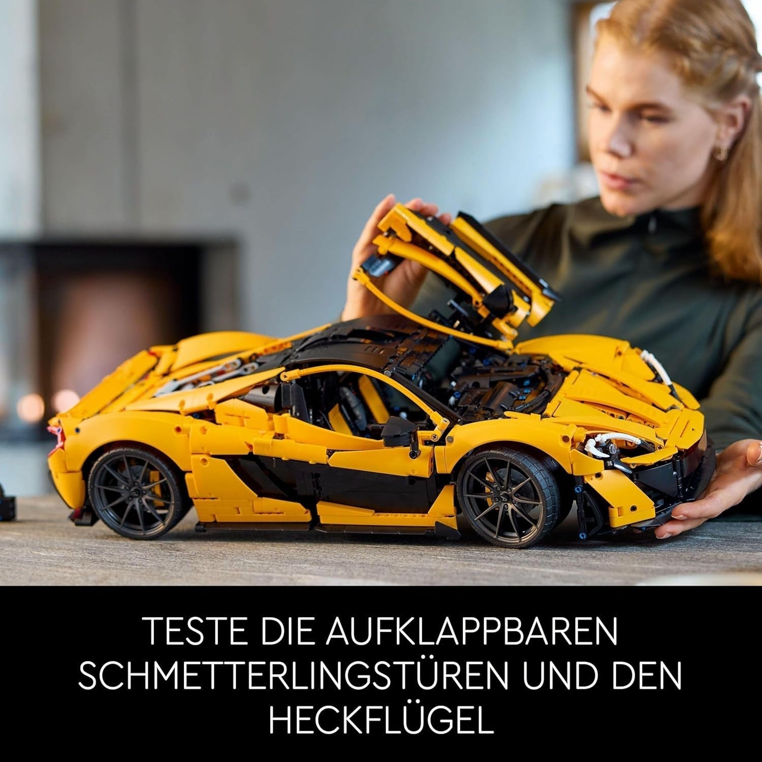 LEGO Technic Mclaren P1 Super sada sportovních aut Pro dospělé fanoušky aut Dárek V8 Pístový motor 7rychlostní převodovka Model autíčka Sada autíček 42172 Stavebnice Besuche den LEGO-Store