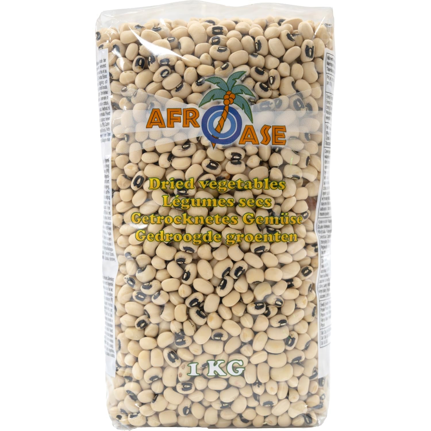AFROASE - Hrách černooký - 1 x 1 kg