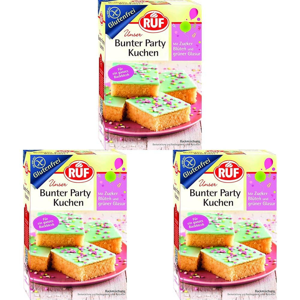 Fursecuri fără gluten RUF cu glazură de cacao, amestec de copt pentru 3 tăvi de copt, potrivit pentru boala celiacă, 100% fără gluten