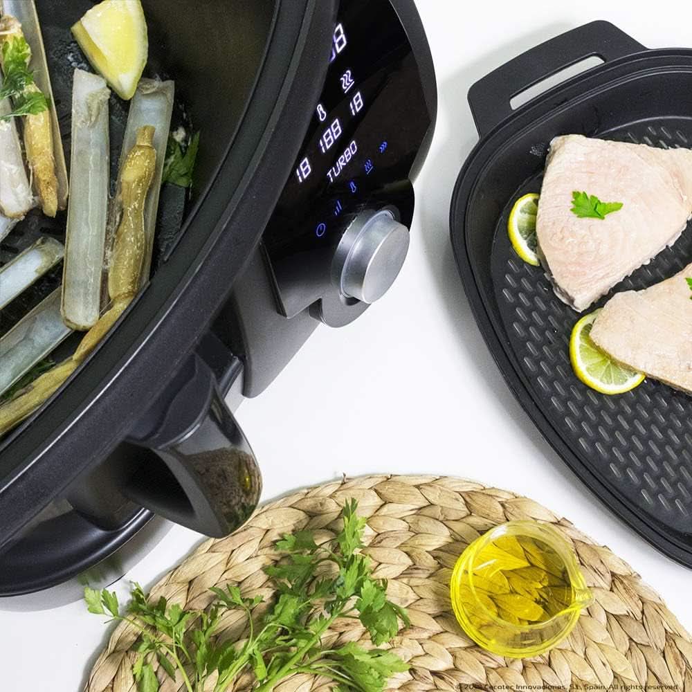 Cecotec Mambo 6090 Multifunktions-Küchenmaschine, 1700 W, 23 Funktionen, Krug Mit Fassungsvermögen 3,3 L, 3 Teller Gleichzeit, 10 Geschwindigkeitsstufen, Timer Kitchen Robots and Mixers Naty Shop