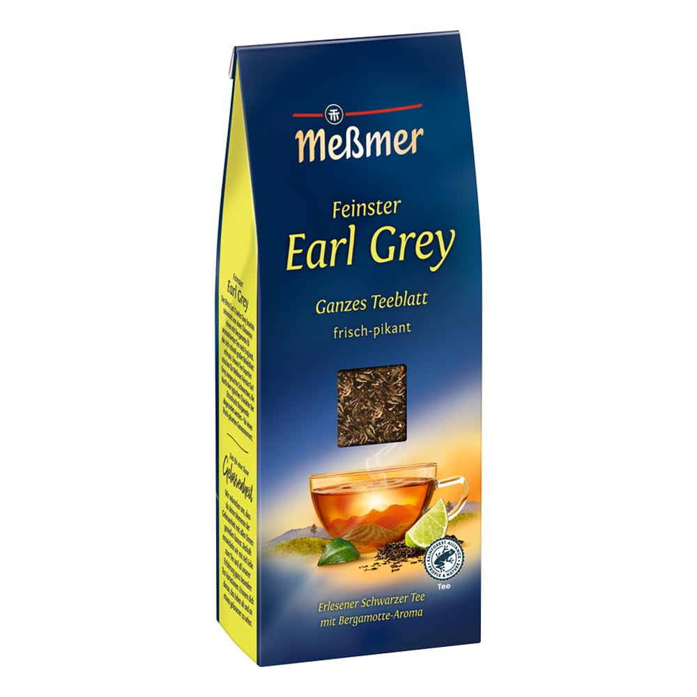 Meßmer Ceai verde fin | Frunze de ceai întregi | 150 g | Proaspăt și aromat | Vegan | Fără gluten | Fără lactoză