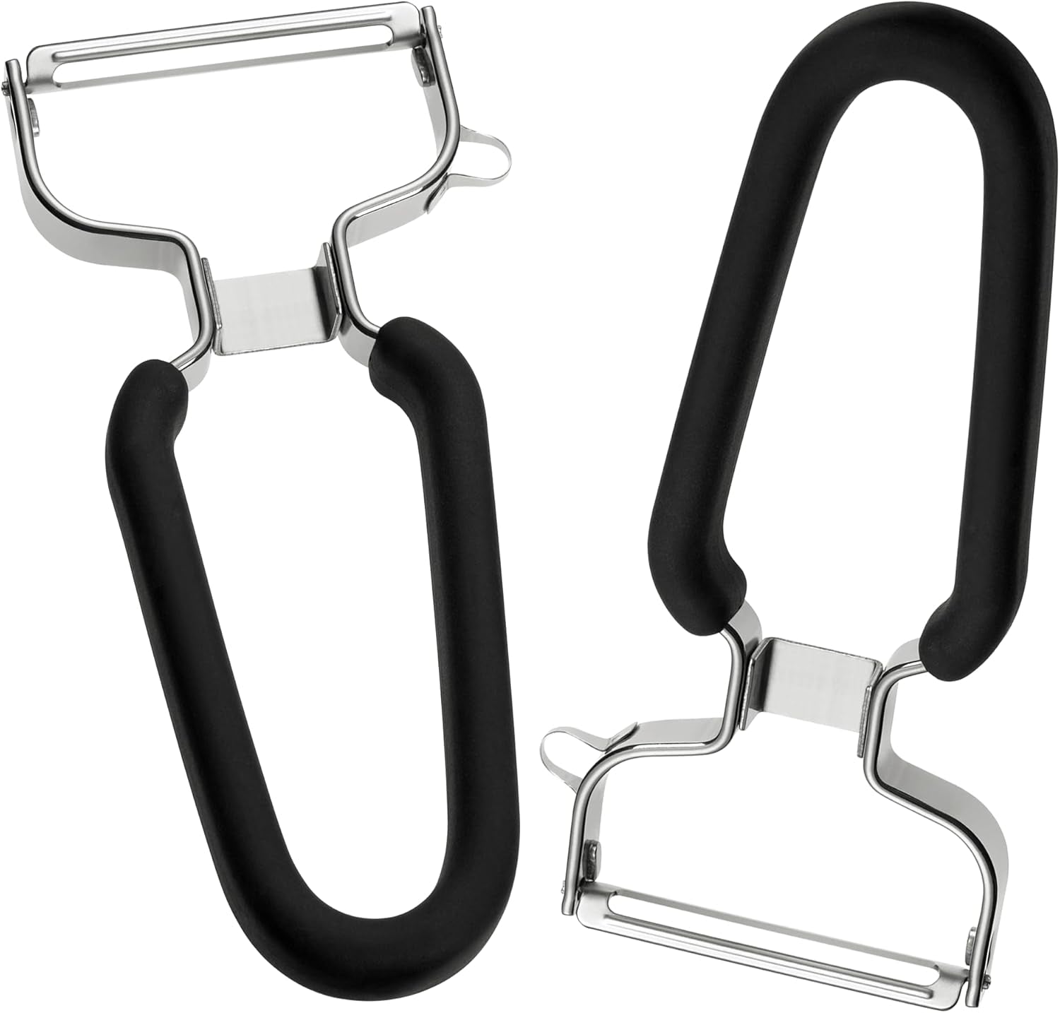 Lurch Economy škrabka Nerezová škrabka na brambory s čepelí Mobilní škrabka Naty Shop 2Er Set