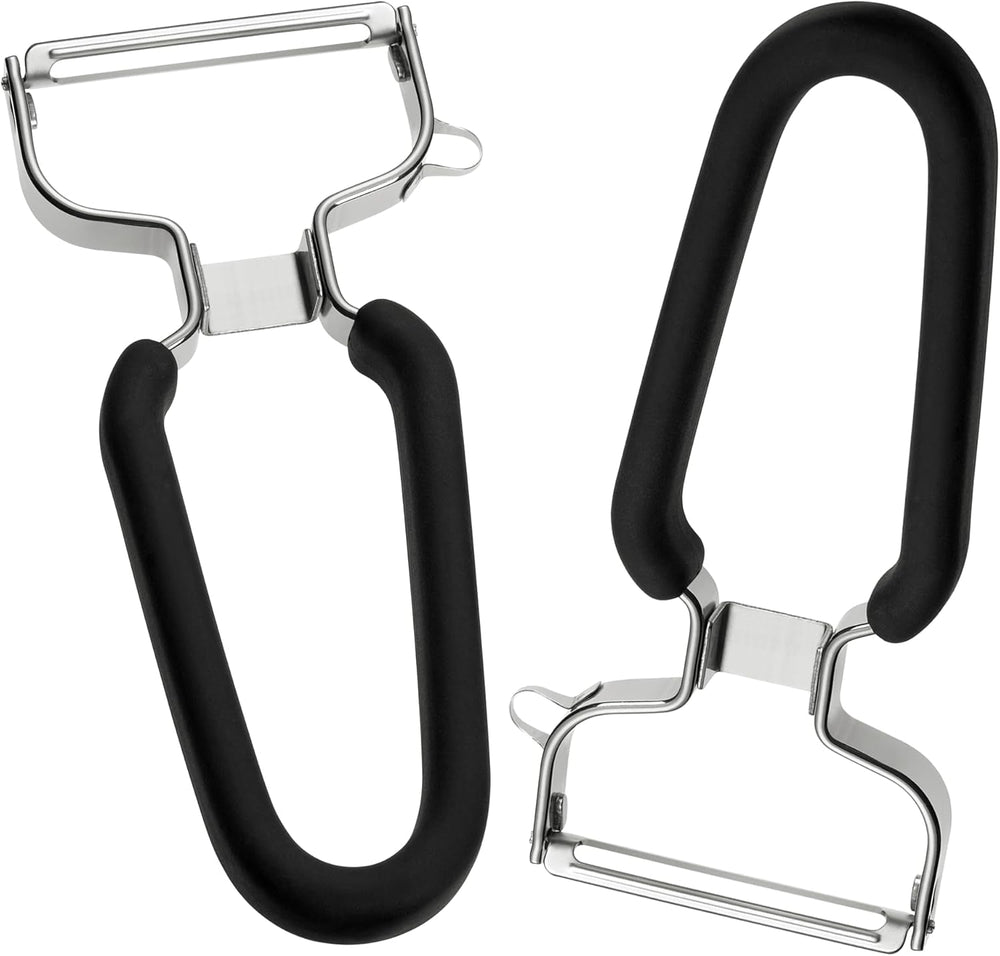 Lurch Economy škrabka Nerezová škrabka na brambory s čepelí Mobilní škrabka Naty Shop 2Er Set