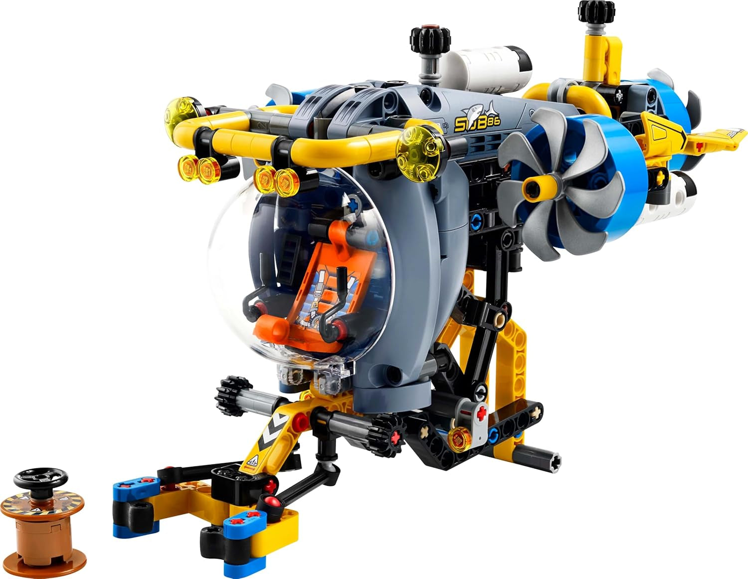 LEGO Technic Hračka na stavění ponorky Hlubinný průzkumník pro děti 9leté chlapce a dívky Kreativní nápady na dárky k narozeninám Sestavitelné vozidlo s rotujícími vrtulemi 42201 Stavebnice Besuche den LEGO-Store