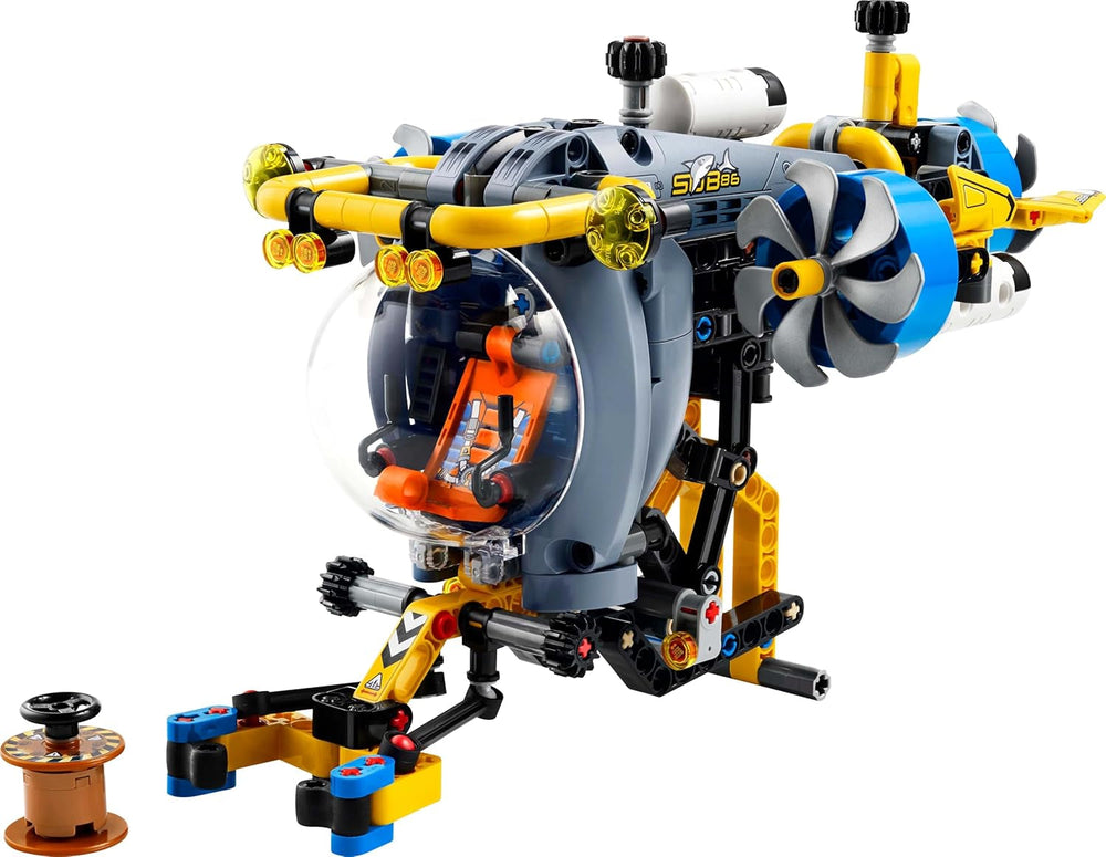 LEGO Technic Hračka na stavění ponorky Hlubinný průzkumník pro děti 9leté chlapce a dívky Kreativní nápady na dárky k narozeninám Sestavitelné vozidlo s rotujícími vrtulemi 42201 Stavebnice Besuche den LEGO-Store