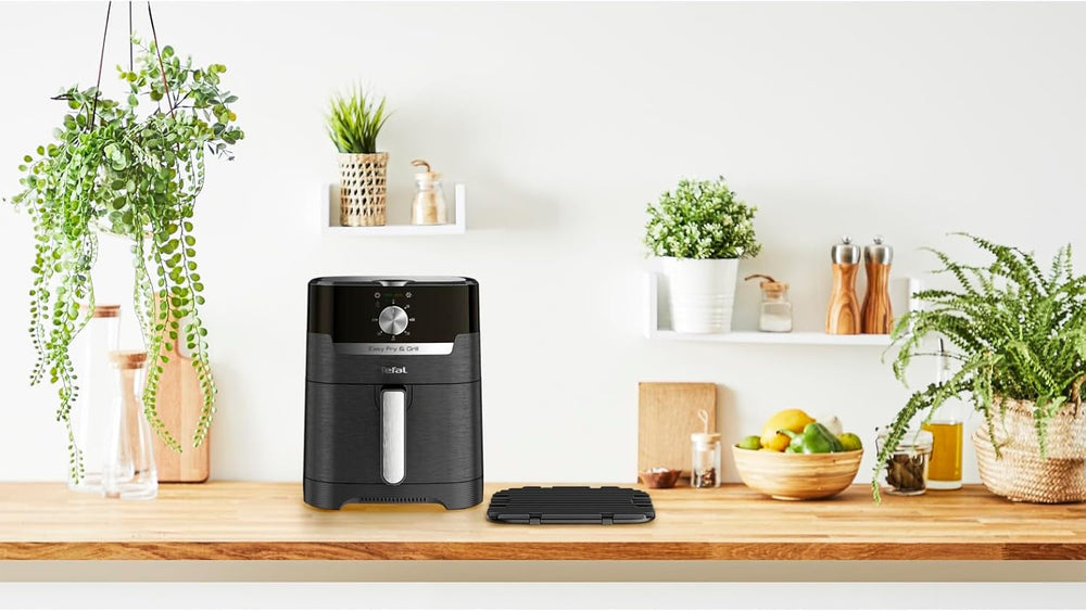 Tefal EY5018 Easy Fry & Grill Classic Air Fryer, technologie 2 v 1 (Air Fryer a Grill), XL, 4,2 litru na 6 porcí, 1550 wattů Domácí spotřebiče Naty Shop
