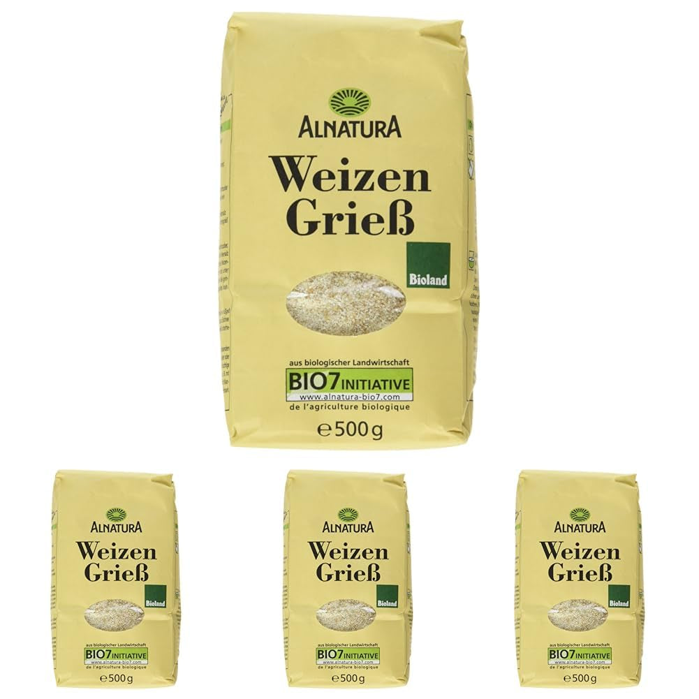 Bio pšeničná krupice, 500g (balení se může lišit)