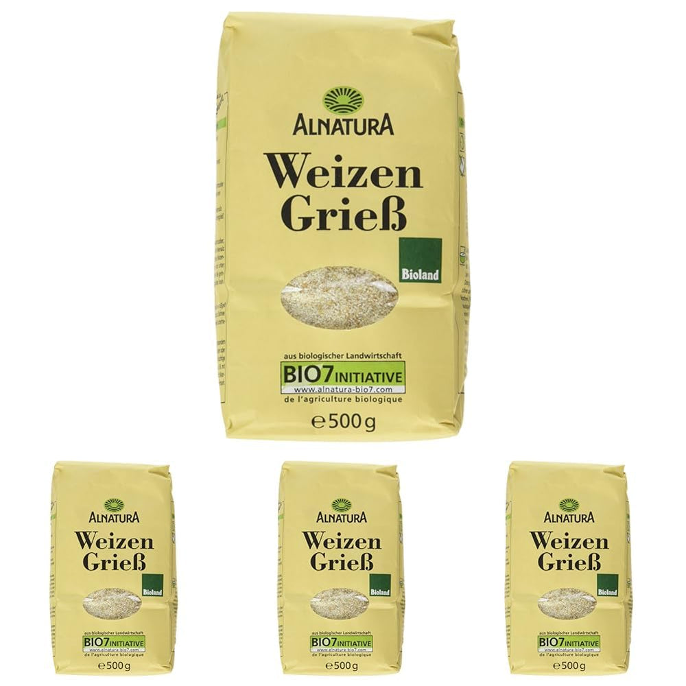 Bio pšeničná krupice, 500g (balení se může lišit)