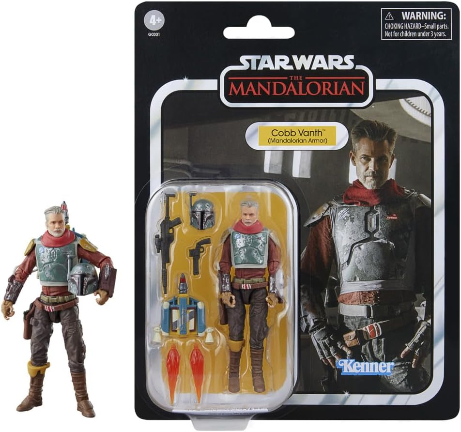 Star Wars Vintage kolekce Cobb Vanth (Mandalorian Armor) Deluxe Zu Mandalorian akční figurka Měřítko 9,5 cm Akční figurky Naty Shop Výchozí název