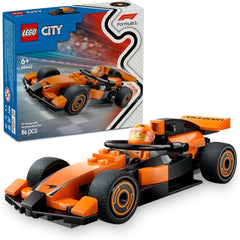 LEGO City Závodník F1 se závodním autem Mclaren - Model formule 1 se závodním autem a minifigurkou - malý dárek pro chlapce a dívky od 6 let nebo fanoušky motoristického sportu 60442 Stavebnice Besuche den LEGO-Store Výchozí název