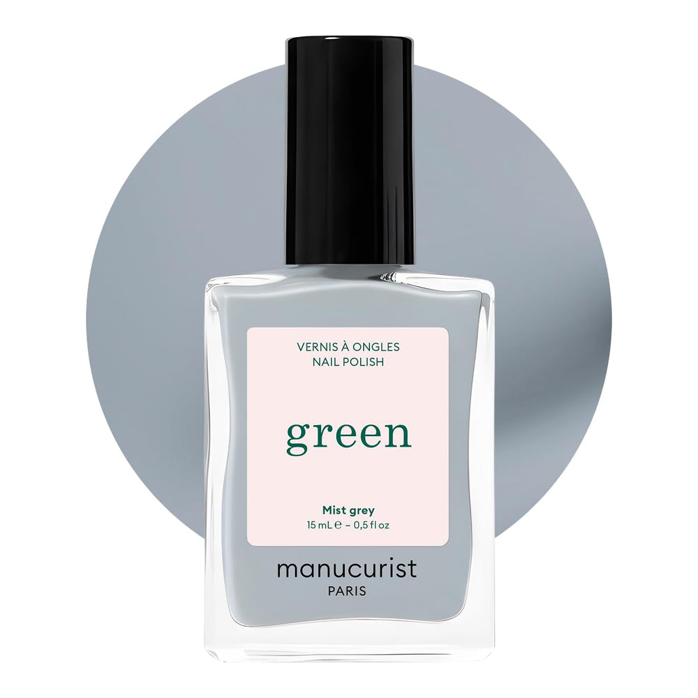 Manucurist Green - Rosy Beige Shell Beige Lak - Rychleschnoucí lak na nehty - DIY Nails - Vegan 12-Free - Rostlinná báze - Lak na nehty - Vyrobeno ve Francii