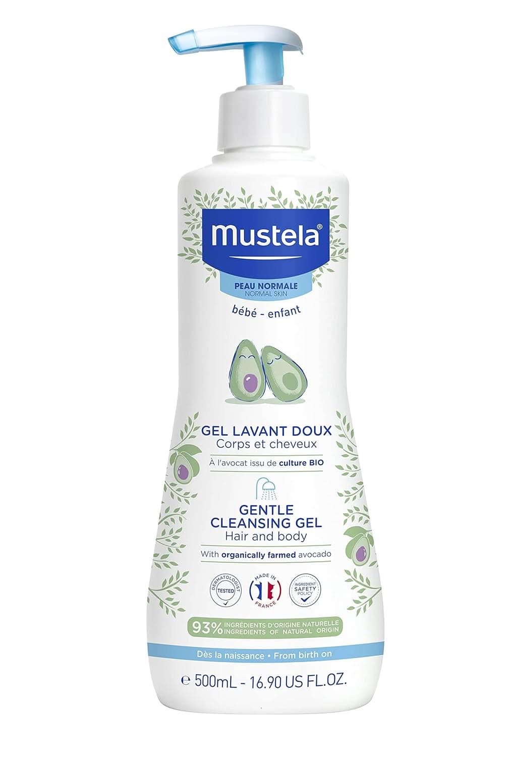 Mustela, Delicate mycí gel, 500 ml Mother and Child Naty Shop