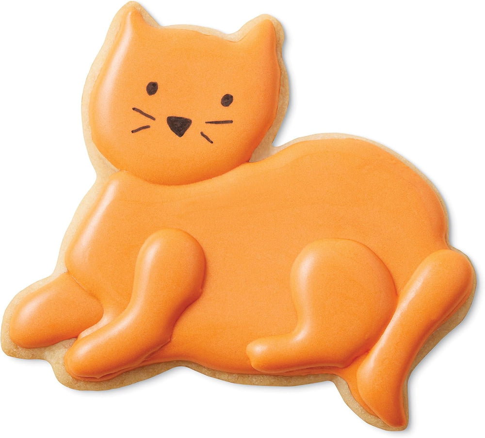 Wilton Formă de biscuiți Tropical Party, Set 3 piese: Forme de biscuiți tropicale, Forme de biscuiți: Pește, Câine, Pisică, Pasăre, Fluture și multe altele, Coacere în bucătărie, DIY - Set/50, Multicolor