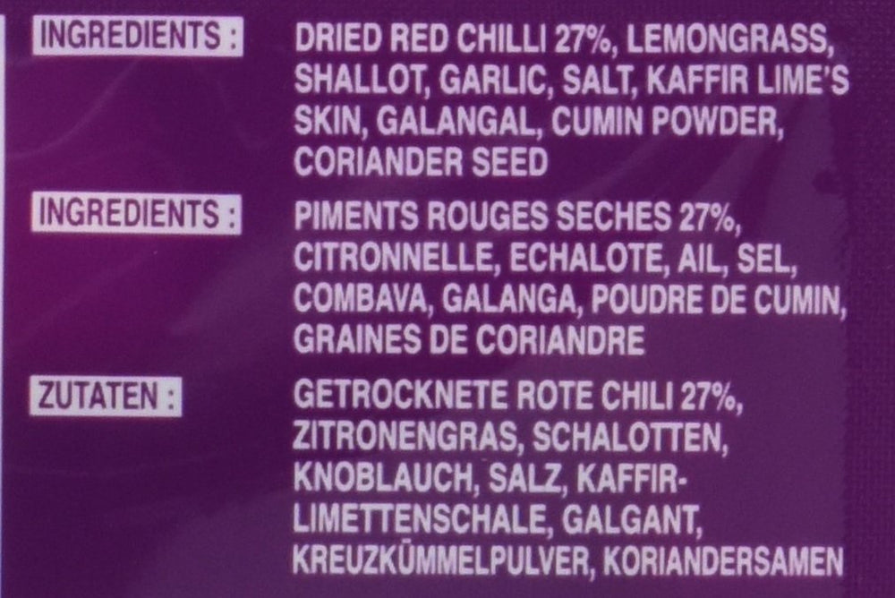 Cock Currypaste Panang, medium Schärfe, autentický thailändisch Kochen, přírodní ingredience, vegan, halal a bez lepku (1 x 50 g)