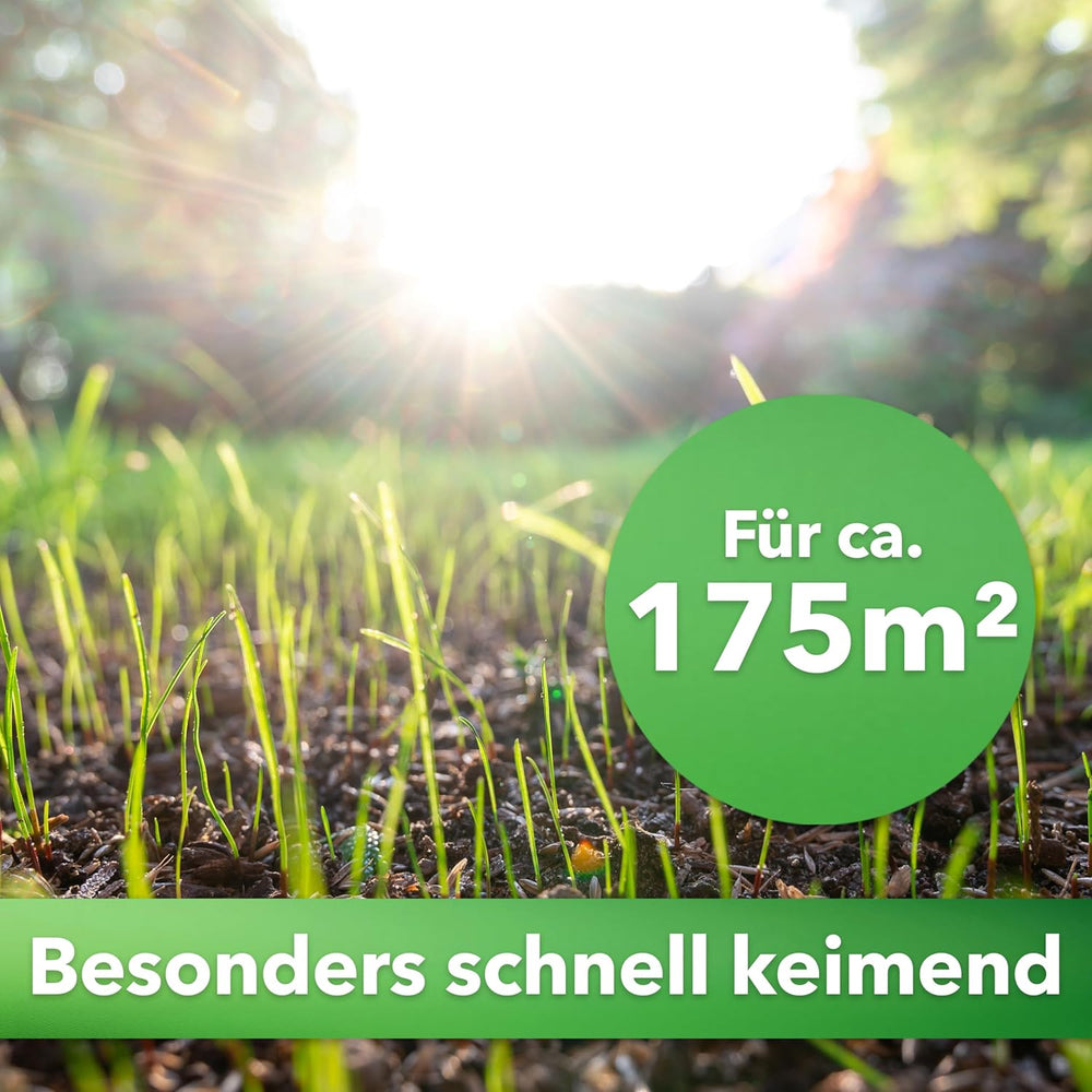 Hesa Gartenrasen Universal, 5 Kg Für Ca 175 M², Qualitäts-Rasensamen Für Hausgärten Und Restflächen, Pflegeleicht Und Schnellkeimend
