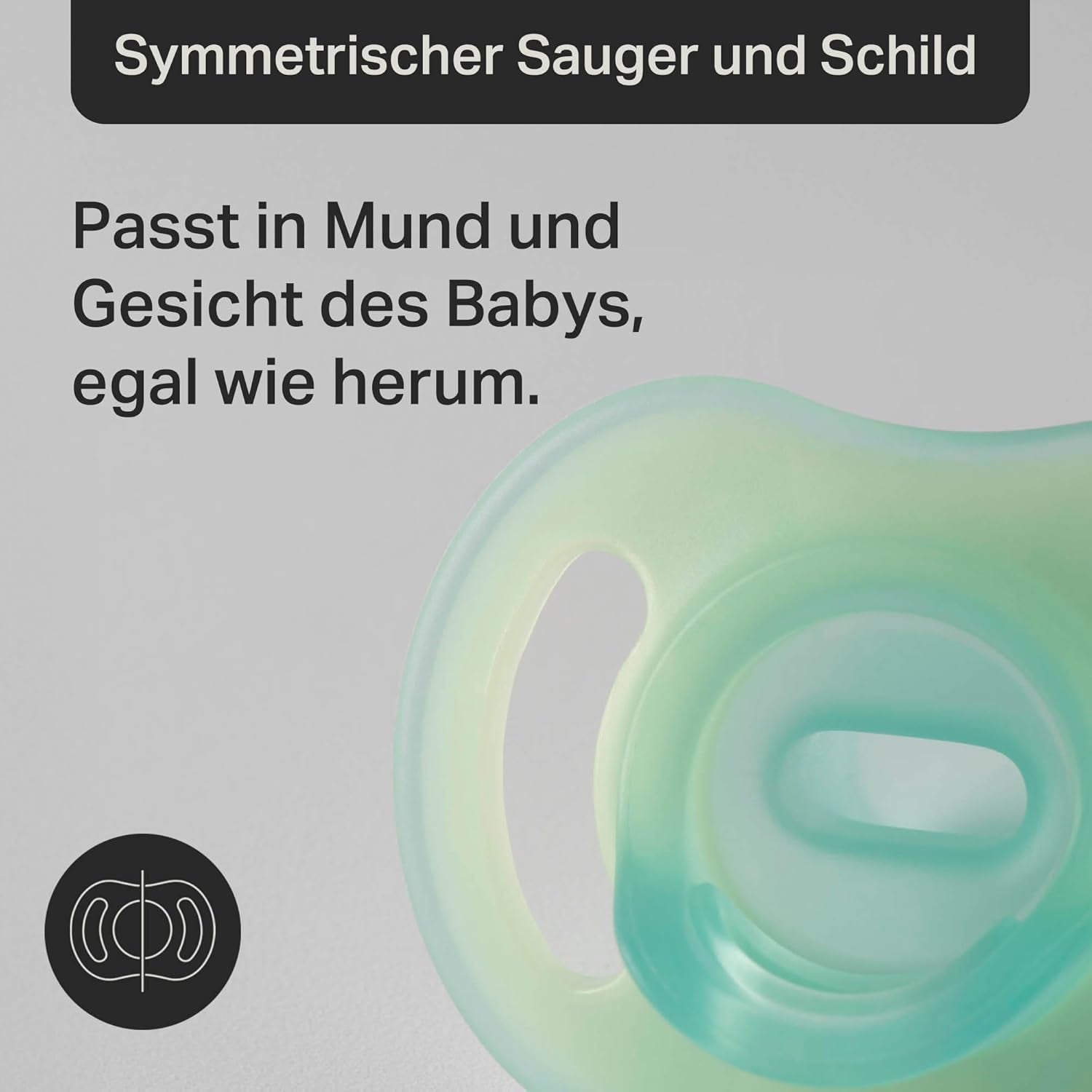 Suzete Tommee Tippee Ultra-Light StayPut și Night Glow, 0-6 luni, pachet de 4, design din silicon dintr-o singură bucată, senzație moale pe piele