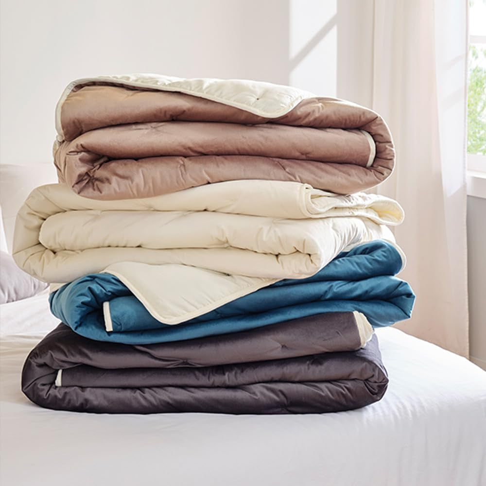 Přikrývka Toison D'Or Denali, 180 cm X 240 cm, páv, modrá Přikrývky a přikrývky Naty Shop