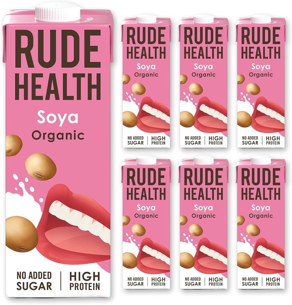 Rude Health 6 x 1 litr Bio-kešu-drink, 100% přírodní Bio-Getränk, glutenfrei, ungesüßt, preisgekrönt, gesund & vegan, 100% recyklované balení