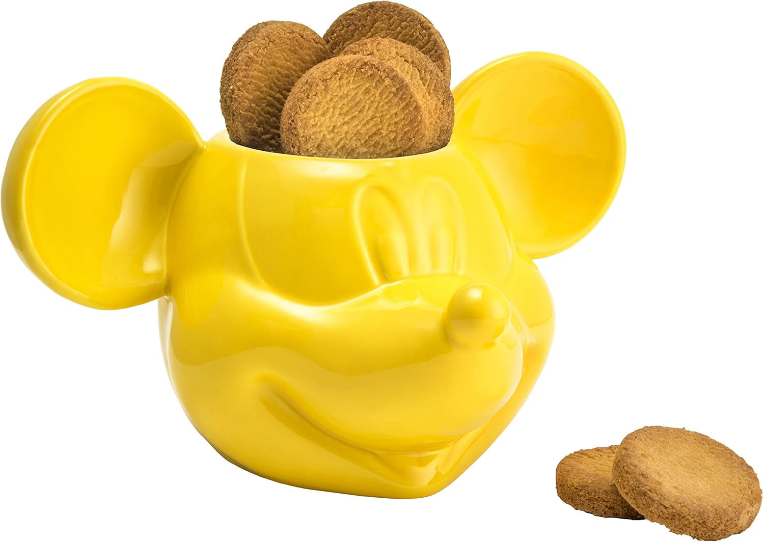 Joy Toy 62129 Disney Mickey Mouse 3D Cookie Jar Galben 25X17X20 Cm Cutii depozitare alimente Naty Shop