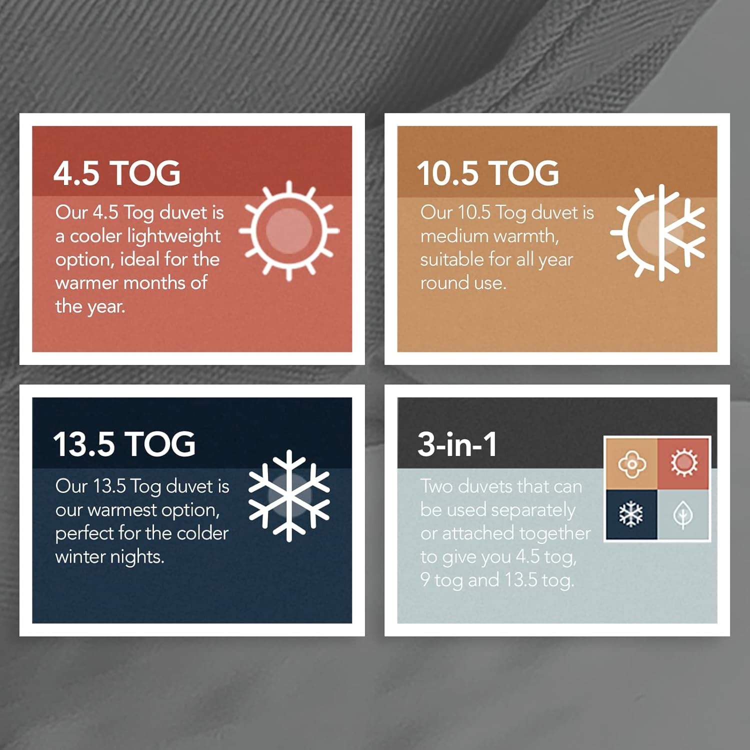 Plapumă pentru alergii Snuggledown Freshwash, 13,5 Tog Winter Warm, bumbac, alb, pat single Plapumi si pilote Naty Shop