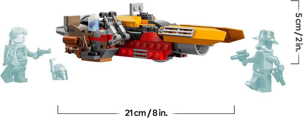 LEGO Star Wars 75437 Cobb Vanths Speeder - vč. Cobb Vanth & Cad Bane Minifiguren sowie Blaster & Jetpack - Geschenk für Jungen ab 7 Jahren und Fans von The Mandalorian