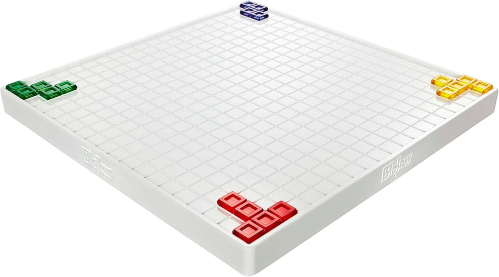 Mattel Games Blokus Game, rodinná desková hra, strategická hra, 2–4 hráči, společenská hra, věk 7+, BJV44